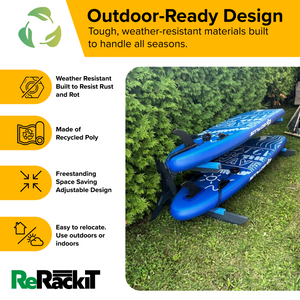 ReRackiT 2 Rack - Kayak, SUP, Canoe Poly Rack Storage Rack