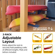 ReRackiT 2 Rack - Kayak, SUP, Canoe Poly Rack Storage Rack
