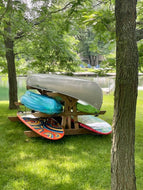 5 Rack - Kayak, SUP, Canoe Wood Storage Rack