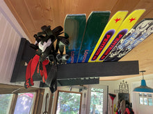 Wall Mounted Ski and Board Rack - Storage Rack Solutions - Ski Storage - Ski Pole Storage