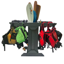 ReRackiT Recycled Poly PFD and Paddle Storage Rack - Freestanding