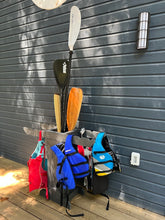 ReRackiT Recycled Poly PFD and Paddle Storage Rack - Freestanding