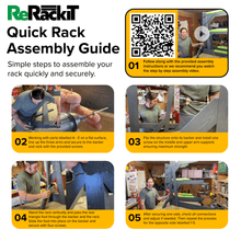 ReRackiT 3 Rack - Kayak, SUP, Canoe Poly Storage Rack