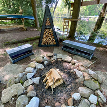 Fireside Recycled Poly Fire Wood Shelter