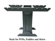 ReRackiT Recycled Poly PFD and Paddle Storage Rack - Freestanding
