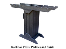 ReRackiT Recycled Poly PFD and Paddle Storage Rack - Freestanding