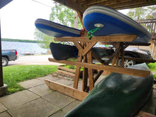 6 Rack - Kayak, SUP & Canoe Wood Storage Rack
