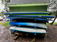ReRackiT Wall Mounted SUP / Kayak Poly Rack (Stackable, Holds 2 Crafts)