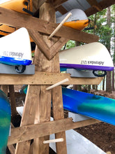 Full Roof - Custom Free-Standing Wood Rack (Holds 6-10 Kayaks, SUPs & Canoes)