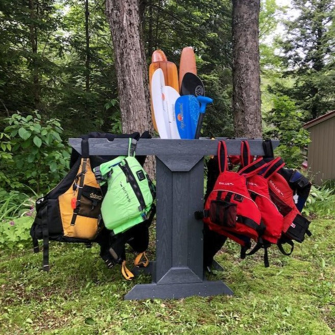 ReRackiT Recycled Poly PFD and Paddle Storage Rack - Freestanding