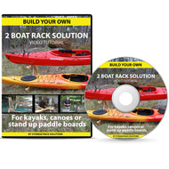 DIY Video Tutorial For A Kayak, SUP & Canoe Rack (Holds 2 Crafts)