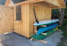 3 Rack - Kayak, Canoe & SUP Wood Storage Rack Solution