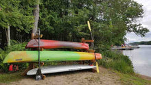 4 Rack - Kayak, SUP, Canoe Wood Storage Rack