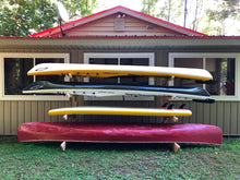 4 Rack - Kayak, SUP, Canoe Wood Storage Rack
