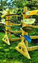 4 Rack - Kayak, SUP, Canoe Wood Storage Rack