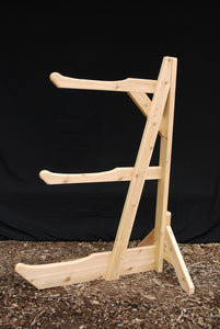 3 Rack - Kayak, Canoe & SUP Wood Storage Rack Solution
