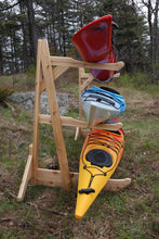 3 Rack - Kayak, Canoe & SUP Wood Storage Rack Solution