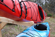 3 Rack - Kayak, Canoe & SUP Wood Storage Rack Solution