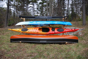 4 Rack - Kayak, SUP, Canoe Wood Storage Rack