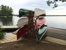 6 Rack - Kayak, SUP & Canoe Wood Storage Rack