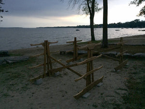 8 Rack - Kayak, SUP, Canoe Wood Storage Rack