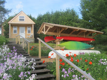 Full Roof - Custom Free-Standing Wood Rack (Holds 6-10 Kayaks, SUPs & Canoes)