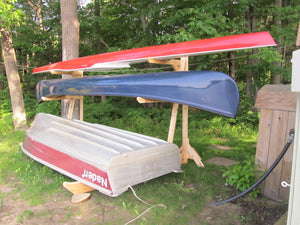 3 Rack - Kayak, Canoe & SUP Wood Storage Rack Solution