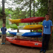 4 Rack - Kayak, SUP, Canoe Wood Storage Rack