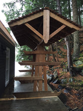 Full Roof - Custom Free-Standing Wood Rack (Holds 6-10 Kayaks, SUPs & Canoes)