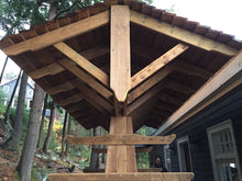 Full Roof - Custom Free-Standing Wood Rack (Holds 6-10 Kayaks, SUPs & Canoes)