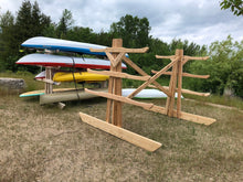 8 Rack - Kayak, SUP, Canoe Wood Storage Rack