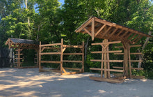 Bulk Wood Kayak Rack - Holds 20-24 Kayaks (Installed On Site)