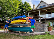 8 Rack - Kayak, SUP, Canoe Wood Storage Rack