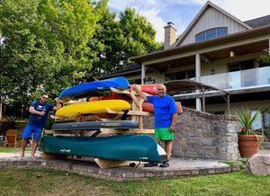 8 Rack - Kayak, SUP, Canoe Wood Storage Rack
