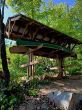 Full Roof - Custom Free-Standing Wood Rack (Holds 6-10 Kayaks, SUPs & Canoes)