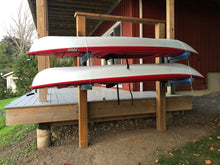 ReRackiT Wall Mounted SUP / Kayak Poly Rack (Stackable, Holds 4 Crafts)