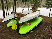 5 Rack - Kayak, SUP, Canoe Wood Storage Rack