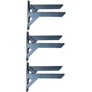 ReRackiT Wall Mounted Canoe Poly Rack (Stackable, Holds 3 Canoes)