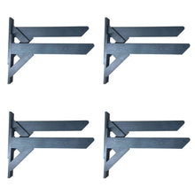 ReRackiT Wall Mounted Canoe Poly Rack (Stackable, Holds 4 Canoes)