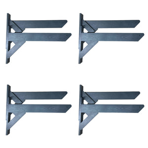 ReRackiT Wall Mounted Canoe Poly Rack (Stackable, Holds 4 Canoes)