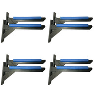 ReRackiT Wall Mounted SUP / Kayak Poly Rack (Stackable, Holds 4 Crafts)