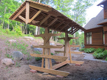 Full Roof - Custom Free-Standing Wood Rack (Holds 6-10 Kayaks, SUPs & Canoes)
