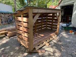Medium - 2+ Cord of Wood - Fire Wood Shelter