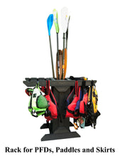 ReRackiT Recycled Poly PFD and Paddle Storage Rack - Freestanding