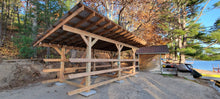 Full Roof - Custom Free-Standing Wood Rack (Holds 6-10 Kayaks, SUPs & Canoes)