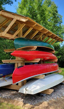 Full Roof - Custom Free-Standing Wood Rack (Holds 6-10 Kayaks, SUPs & Canoes)